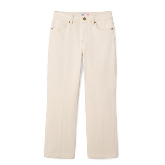 Cabi Soho Jean 6701 Sz 8 Slim Fit High Rise Straight Leg Cropped Length STRETCH - Picture 1 of 2